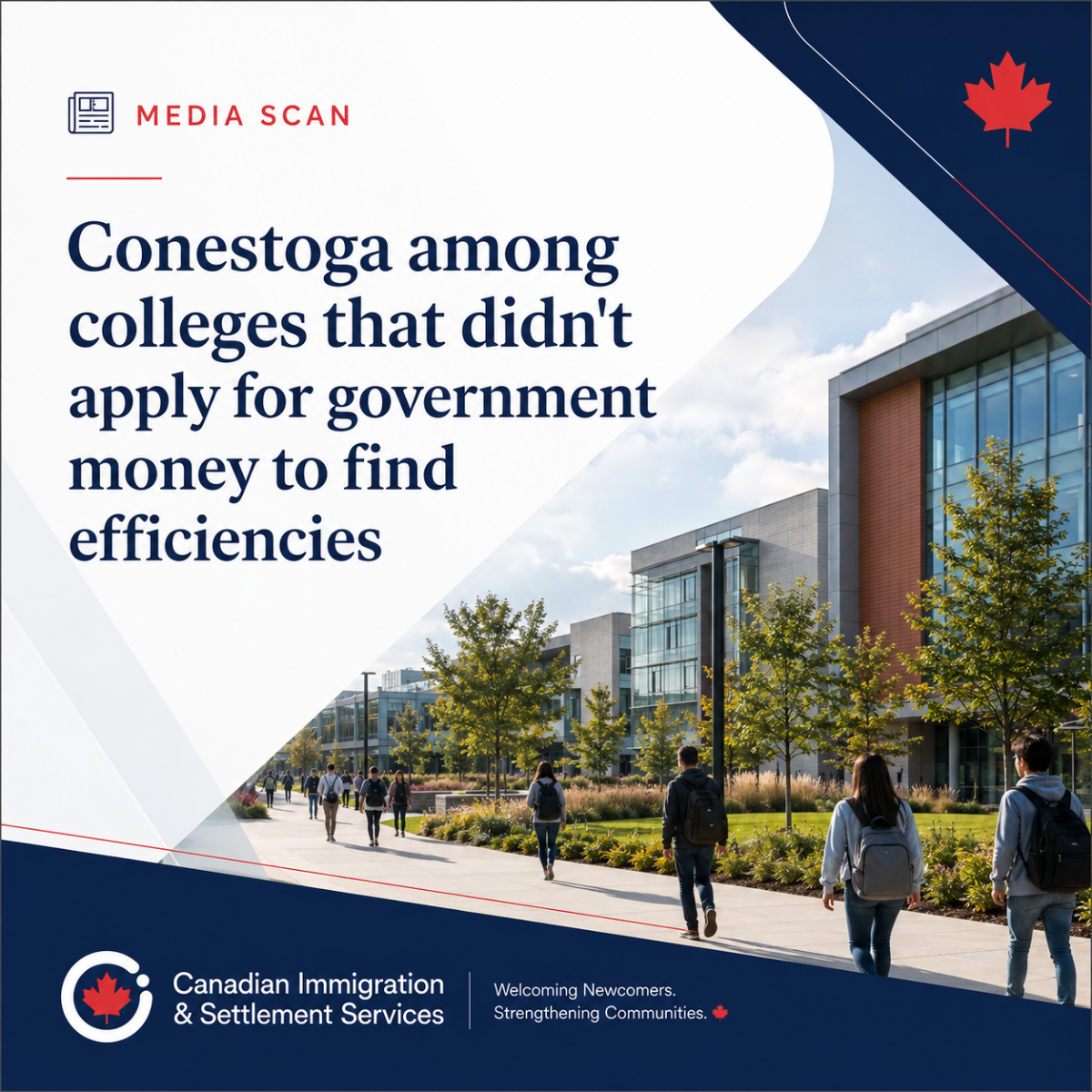 Conestoga among colleges that didn’t apply for government money to find efficiencies